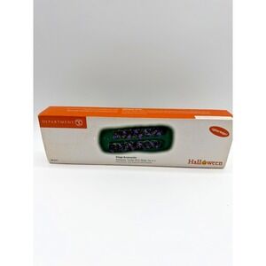 Halloween Department 56 Village Accessories Twinkle Brite Hedge Box set of 2‎